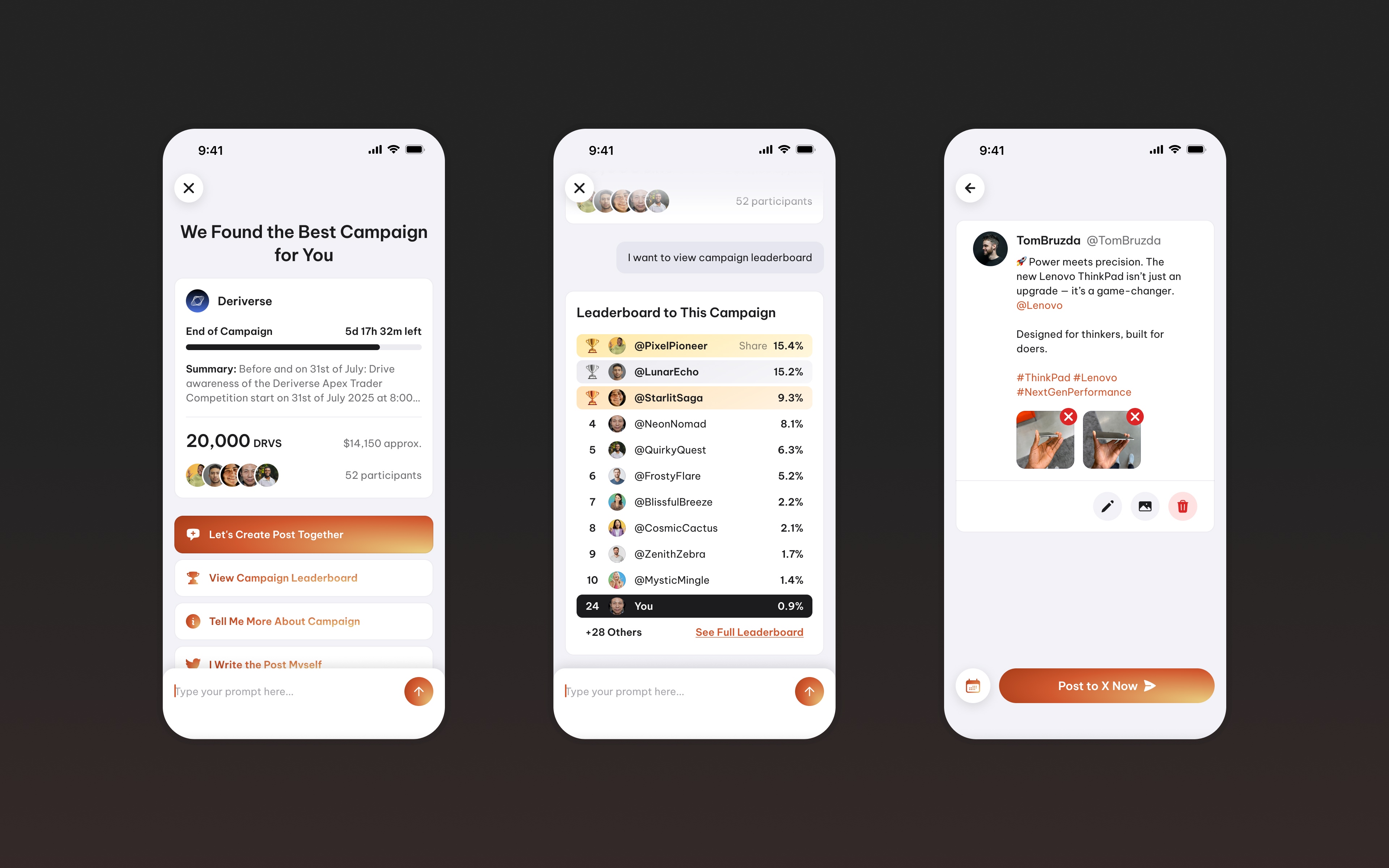 Evangelist brand campaign view